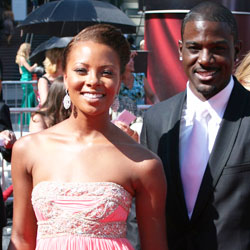 Eva Pigford Marcille, with boyfriend Lance Gross